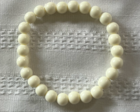 Beaded Bracelet (white)