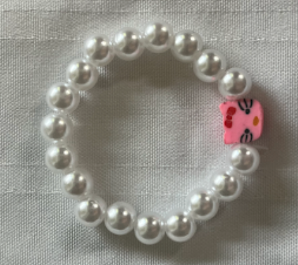 Beaded Bracelet (hello kitty)