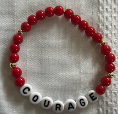 Beaded Bracelet (Courage)