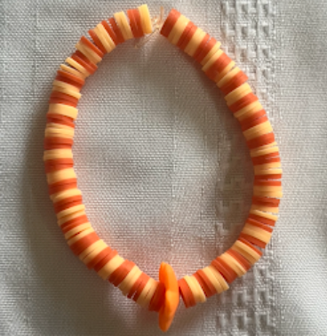 Clay Bead Bracelet (flower)